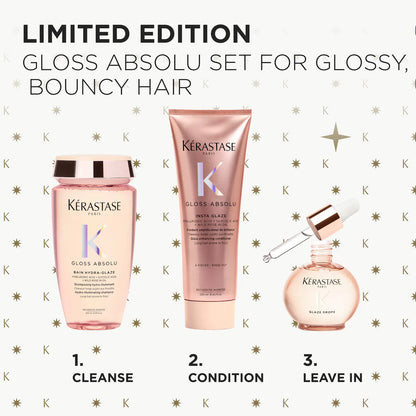 Gloss Absolu Trio Gift Set for Glossy Hair | PREVENTA