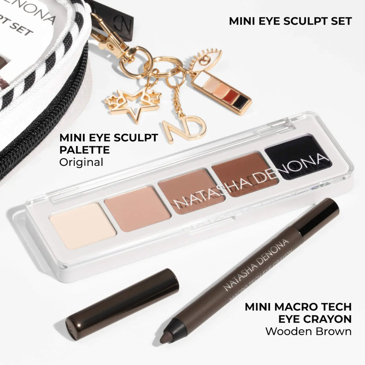 Mini Eye Sculpt Eyeshadow Palette & Eye Crayon Pencil Duo Makeup Gift Set | PREVENTA