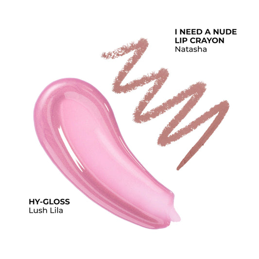 HY-GLOSS Lip Gloss Duo Gift Set - Lush Lila | PREVENTA