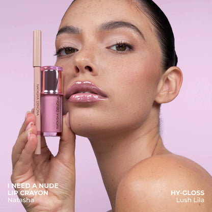 HY-GLOSS Lip Gloss Duo Gift Set - Lush Lila | PREVENTA