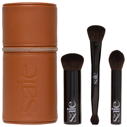 Brush Essentials Makeup Brush Gift Set with Travel Case | PREVENTA