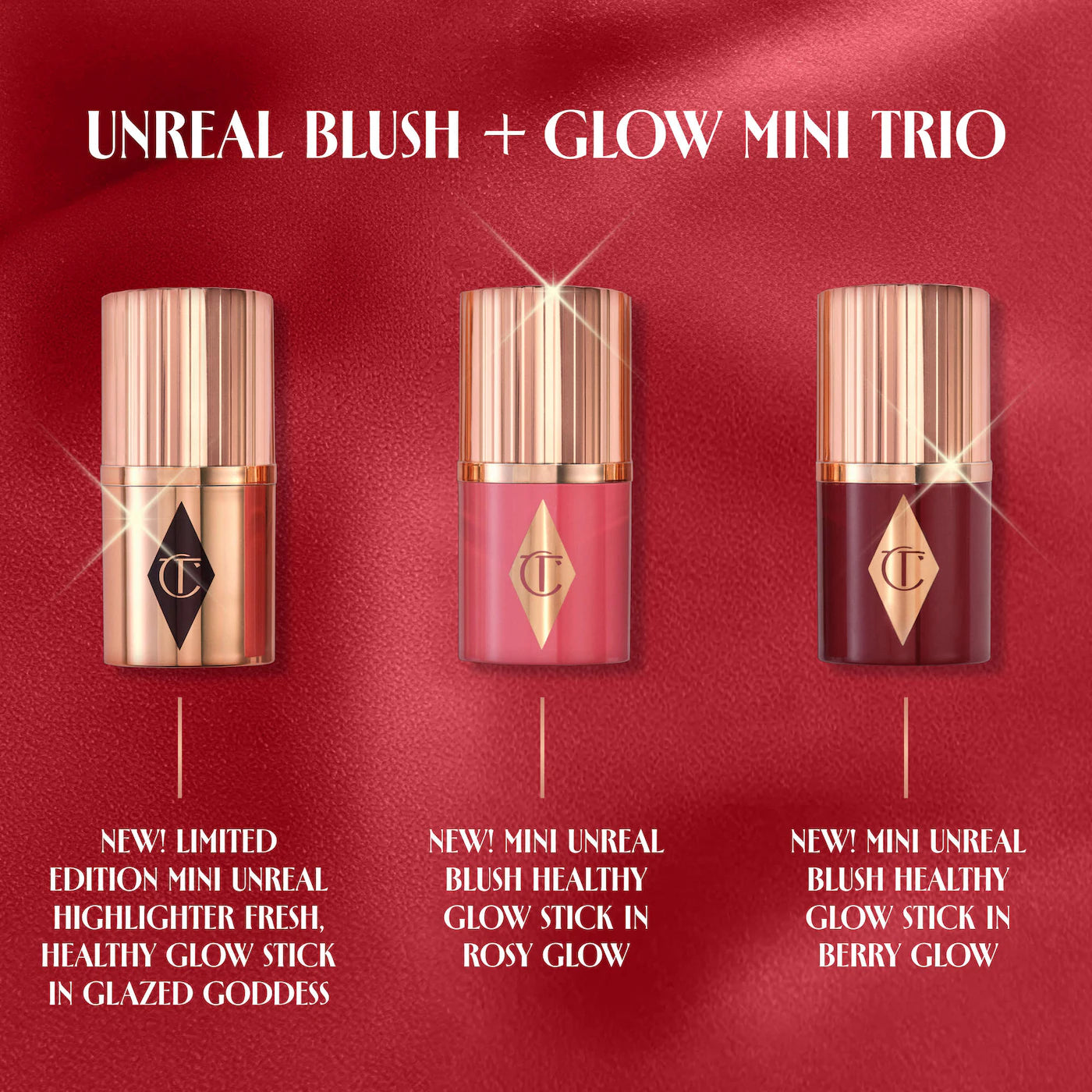 Mini Unreal Blush + Glow Trio | PREVENTA