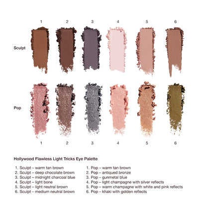 Hollywood Flawless Light Tricks Eyeshadow Palette | PREVENTA