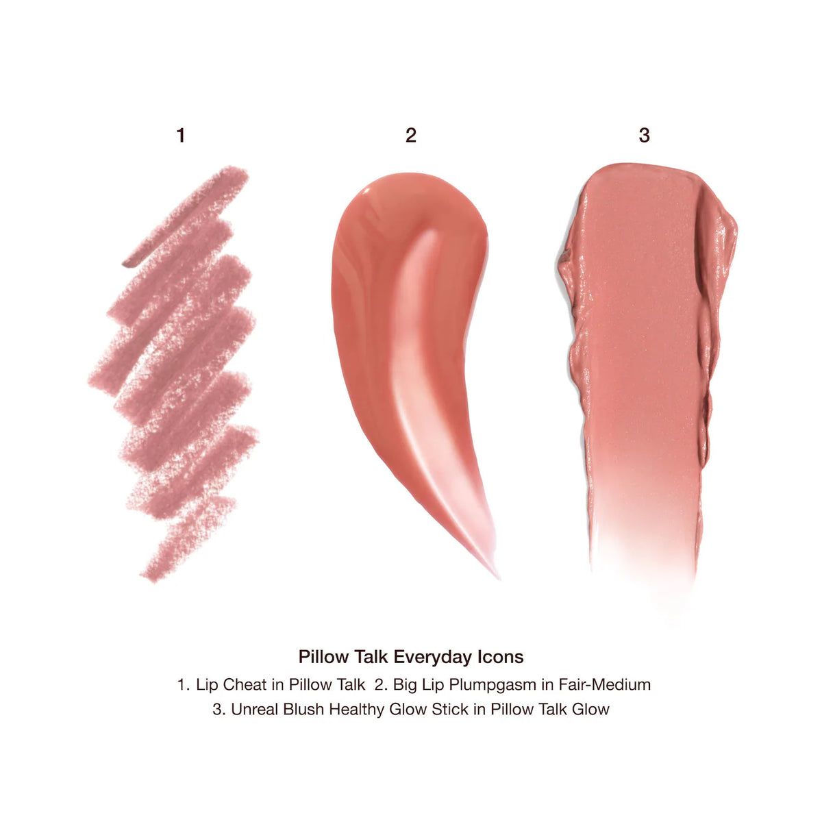 Pillow Talk Everyday Icons Lip & Cheek Makeup Gift Set | PREVENTA