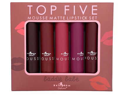 Top Five - Mousse Matte Lipstick Set