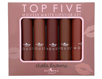 Top Five Mousse Matte Lipstick Set