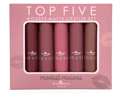 Top Five Mousse Matte Lipstick Set